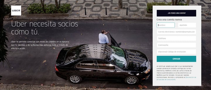 Ejemplo de landing page para google adwords