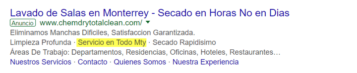 Segmentacion de anuncio en google adwords